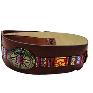 Steve Madden Aztec Brown Belt M/L